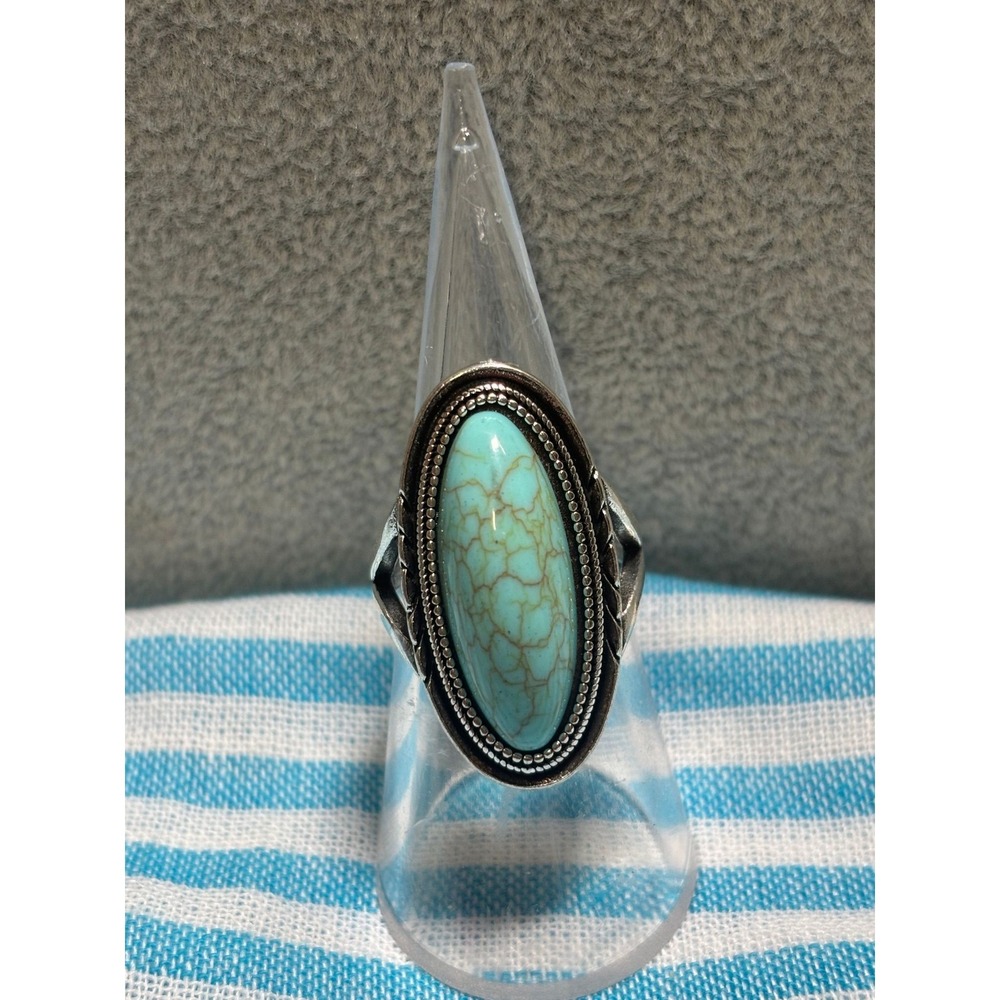 #3 Southwestern-style Turquoise Ring